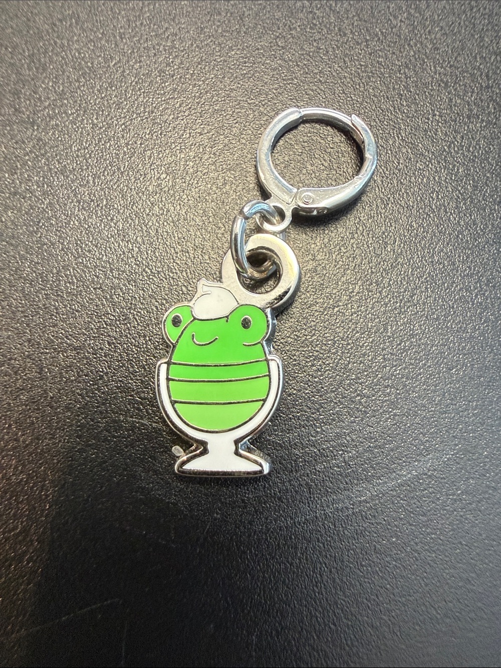 The Woobles Secret Sweeties Parfait Henri the Frog Enamel Charm - RARE